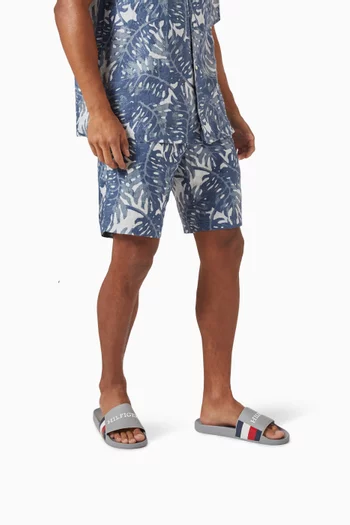 Logo Strap Pool Slides