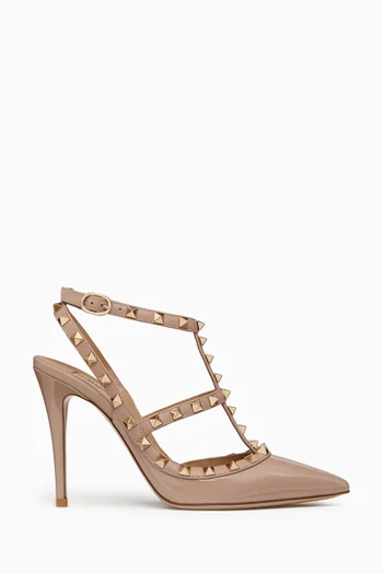 Rockstud 100 Pumps in Calfskin