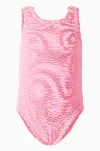 Baby Domino One-piece Swimsuit in The Original Crinkle™