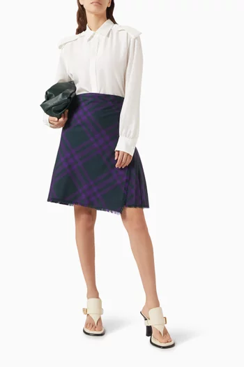 Epaulette Shirt in Silk