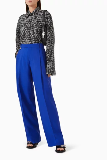 Printed Shirt in Silk