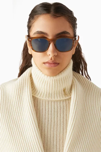 Unisex No.6 Pillow Sunglasses in Acetate