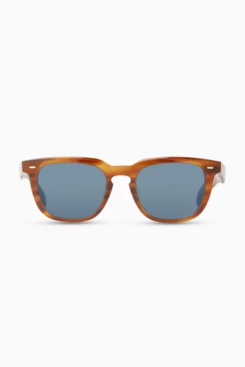 Unisex No.6 Pillow Sunglasses in Acetate