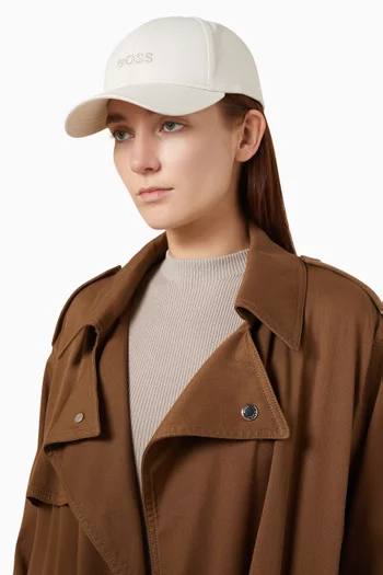 Logo-embroidered Cap in Cotton-twill
