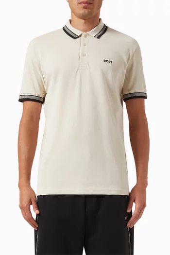 Logo Polo Shirt in Cotton-piqué