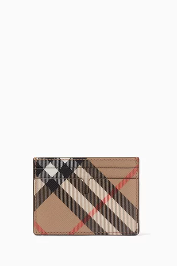 Ms Sandon Cardholder in Vintage Check Canvas
