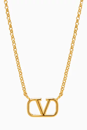 Valentino Garavani VLogo Signature Necklace in Metal