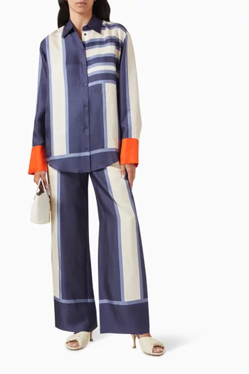 Dazed Shirt in Silk Twill