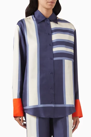Dazed Shirt in Silk Twill