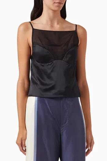 Dunya Cami Top in Silk