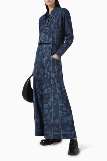 Cruise Wide-leg Pants in Denim