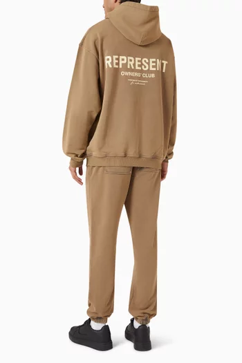 كنزة بغطاء رأس بشعار Owners Club جيرسيه بنسيج بارز