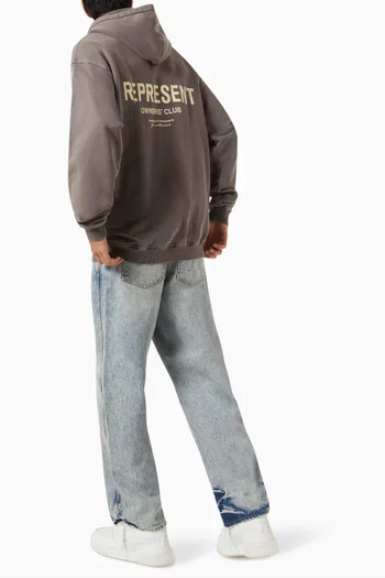 Owners Club Logo Hoodie in Loopback Jersey