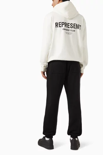 Owners Club Logo Hoodie in Loopback Jersey