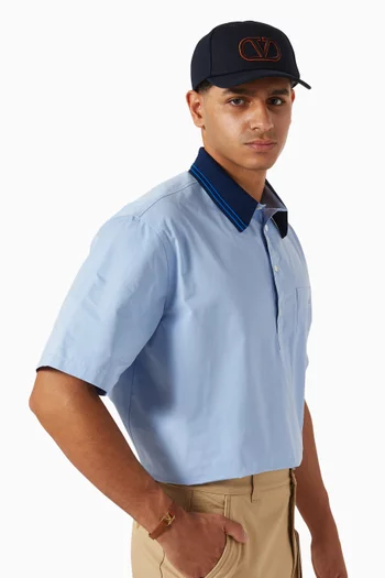 كاب بيسبول بشعار حرف V قطن