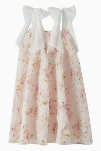 Ruffle in the Meadows Flared Dress