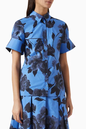 Violetta Shirt in Cotton Poplin