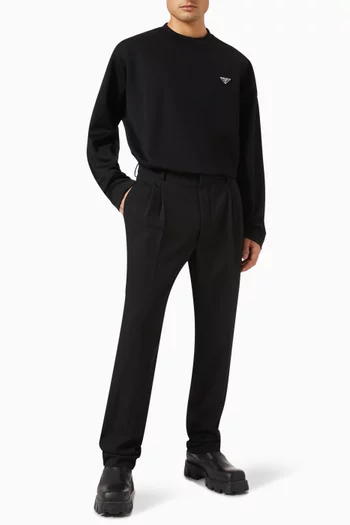 Sweatshirt in Technical Cotton