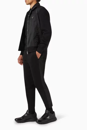 Elasticated Sweatpants in Cotton & Re-Nylon