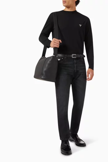 Straight-leg Jeans in Denim