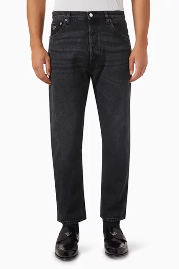 Straight-leg Jeans in Denim