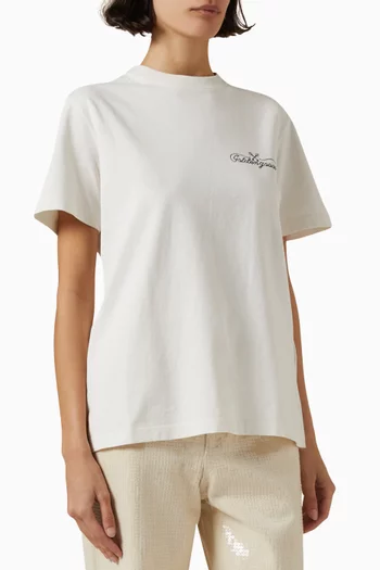 Logo-print T-shirt in Cotton-jersey