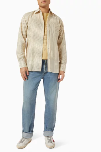 Alvise Shirt in Striped Cotton