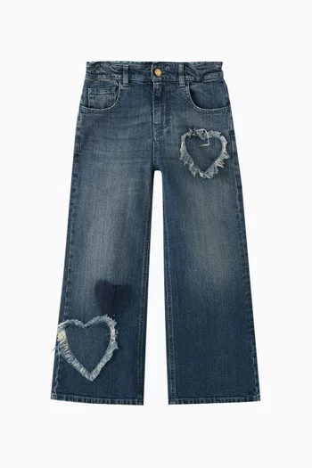 Wide-leg Jeans in Denim