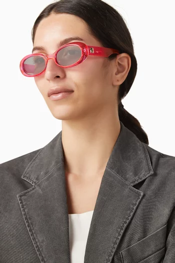 Work It Oval Sunglasses