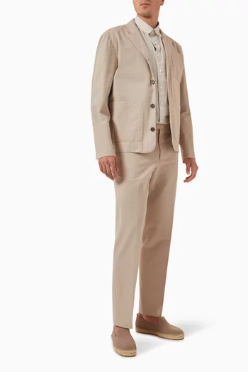 Smith Hybrid Blazer in Seersucker Cotton