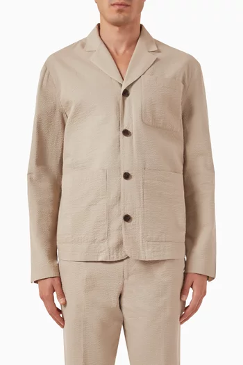 Smith Hybrid Blazer in Seersucker Cotton