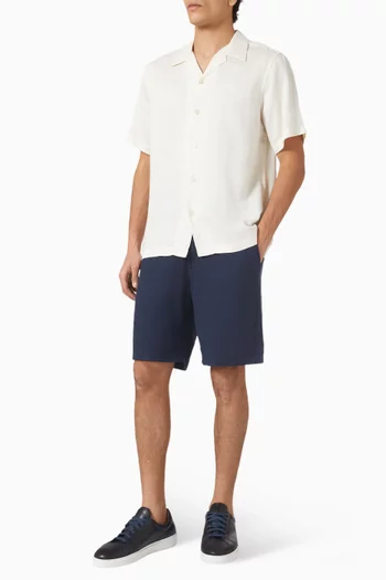 Button-up Shirt in TENCEL™ Lyocell-blend