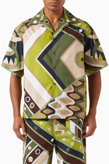 Vivara Print Bowling Shirt in Cotton