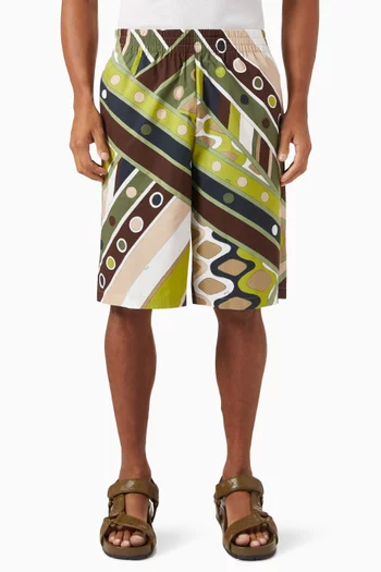 Vivara-print Shorts in Cotton