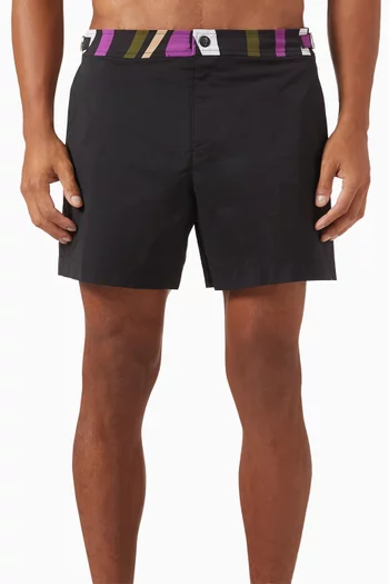 Marmo-print Swim Shorts