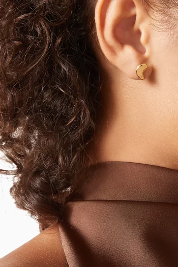 Sum of Parts Stud Earrings in 18kt Gold Vermeil