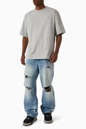Series Distressed T-shirt in Organic Cotton