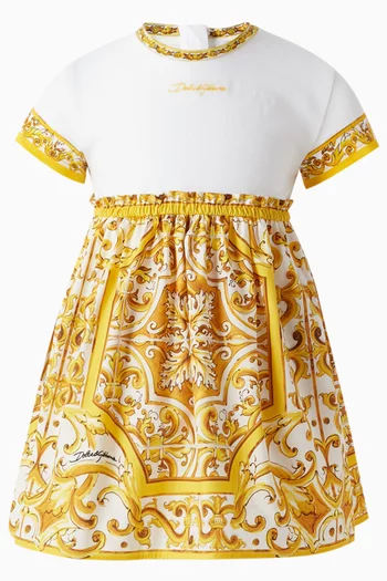 Majorlica Print Dress in Cotton
