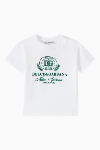 Logo Print T-shirt in Cotton