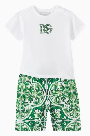 Logo-print T-shirt in Cotton-jersey