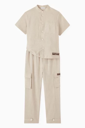 Cargo Pants in Linen