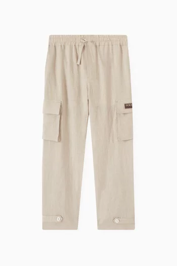 Cargo Pants in Linen