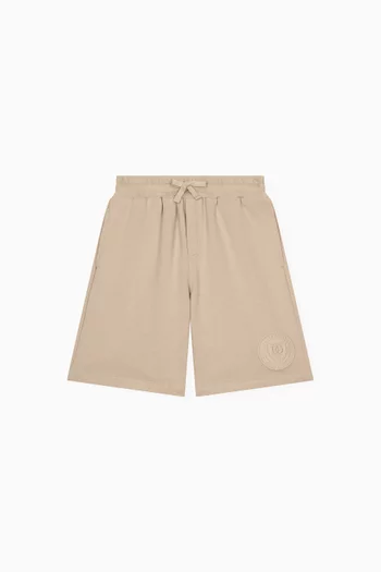 DG Logo Patch Shorts in Cotton-jersey