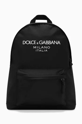 Logo Backpack in Nylon