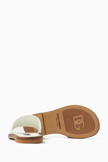 DG Logo Slides in Leather