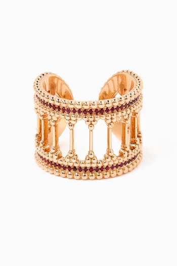 Baalbeck Ruby Embrace Ring in 18kt Gold