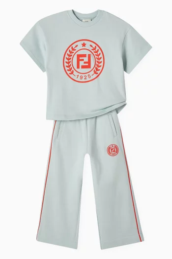 Relaxed Trousers in Cotton Jersey