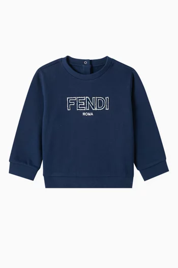 Logo Sweatshirt in Cotton