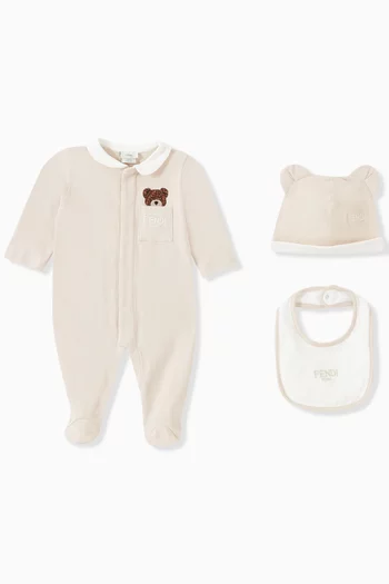 طقم هدايا قطن، 3 قطع