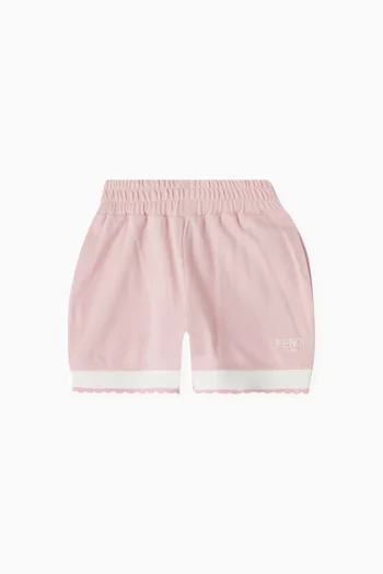 Logo Shorts in Cotton